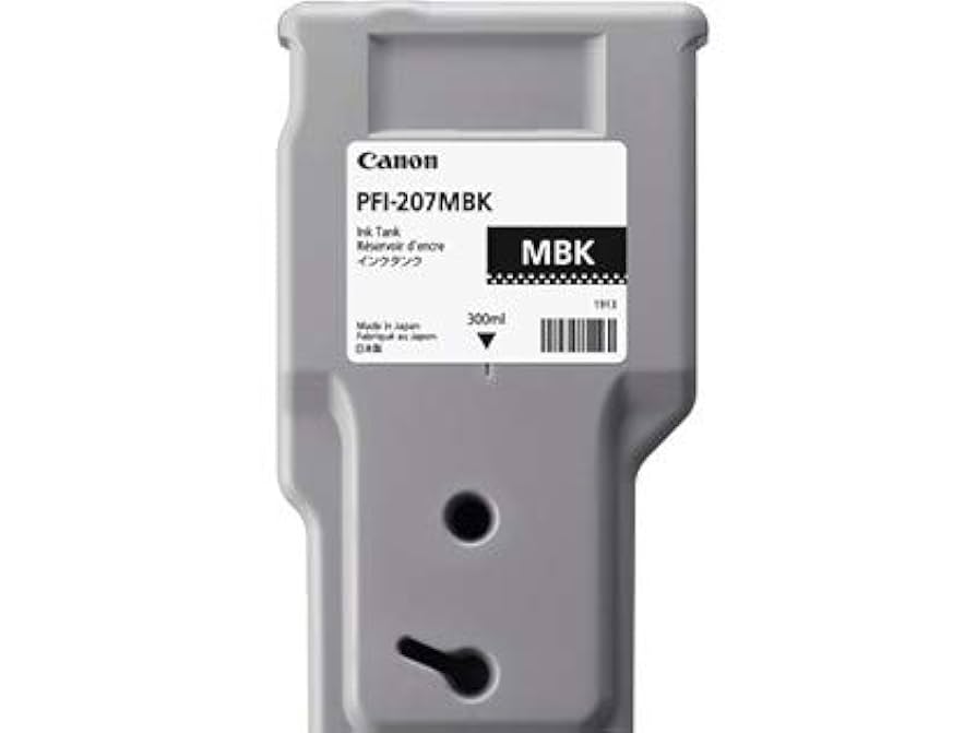 Canon PFI-207BK/M インクカートリッジ 300ml Amazon.com: Canon PFI-207BK ImagePrograf iPF680 iPF685